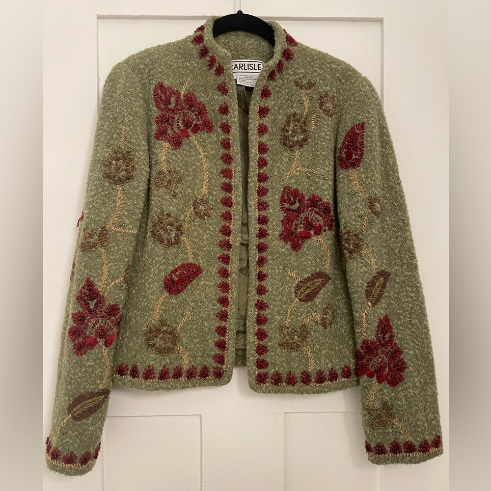 Stunning Carlisle alpaca wool blazer perfect for fall and winter.
